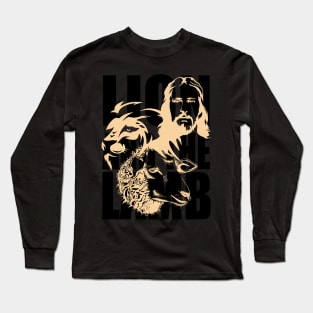 JESUS THE LION AND THE LAMB Long Sleeve T-Shirt